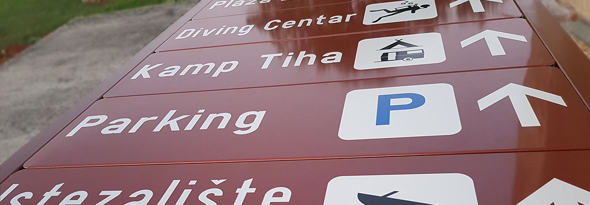 Izrada znakova,informativnih panoa, reklama